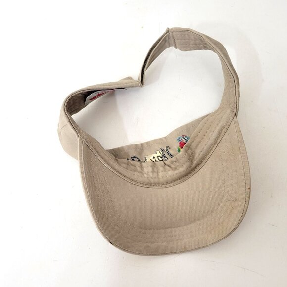 Watch Hill RI Embroidered Khaki Visor By Falcon Headwear - Picture 4 of 9